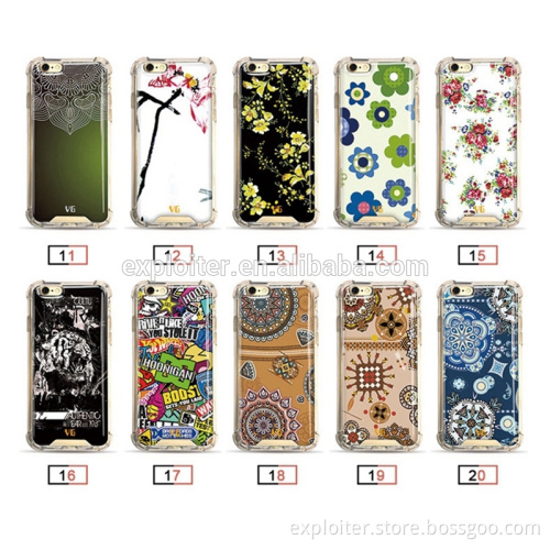 New model reliable air layer mobile phone cover for iphone 6 plus custom shape cover